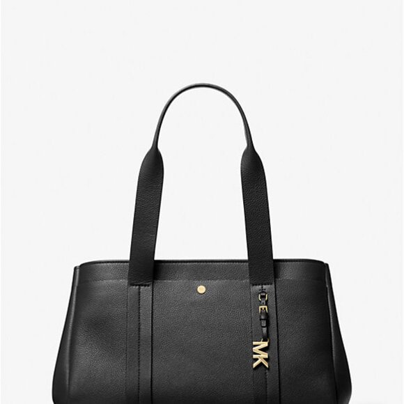Michael Michael Kors Romee Large Pebbled Leather Tote Bag NWT - Picture 1 of 9